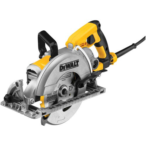 Dewalt DWS535T 714 in. Worm Drive Circular Saw with Twistlock Plug
