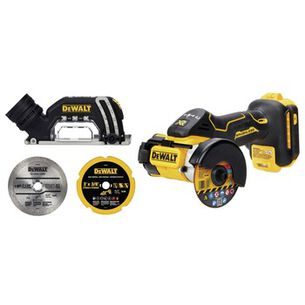 CUT OFF GRINDERS | Factory Reconditioned Dewalt 20V MAX XR Brushless Lithium-Ion 3 in. Cordless Cut-Off Tool (Tool Only) - DCS438BR