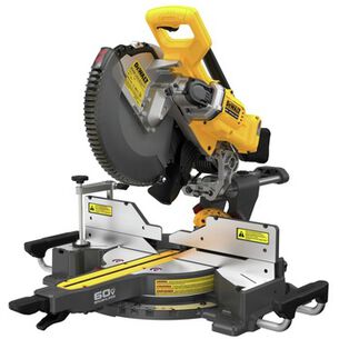 MITER SAWS | Dewalt 60V MAX Brushless Lithium-Ion Cordless 12 in. Double Bevel Sliding Miter Saw (Tool Only) - DCS781B