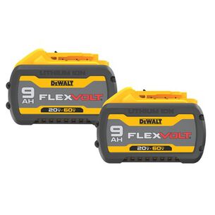 BATTERIES AND CHARGERS | Dewalt DCB609-2 20V/60V MAX FLEXVOLT 9Ah Battery (2-Pack)