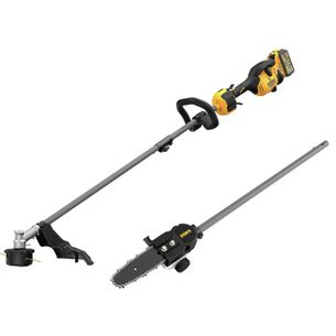 OUTDOOR POWER COMBO KITS | Dewalt 60V MAX Brushless Lithium-Ion 17 in. Cordless String Trimmer Kit (9 Ah) and Pole Saw Attachment Bundle - DCST972X1WOAS6PS-BNDL