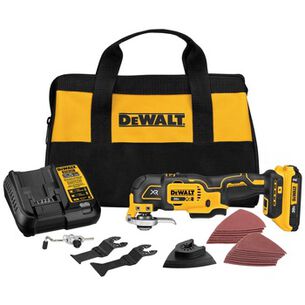 MULTI TOOLS | Dewalt 20V MAX XR Brushless Lithium-Ion Cordless 3-Speed Oscillating Multi-Tool Kit (2 Ah) - DCS356SD1