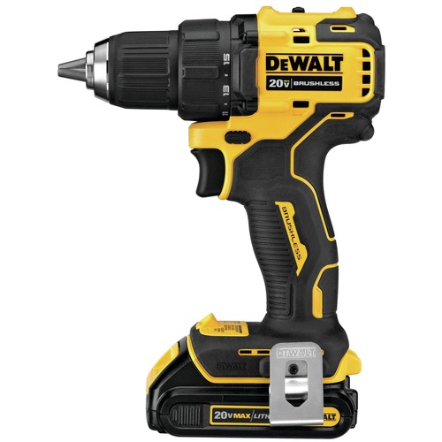 Dewalt 20V MAX XR ATOMIC Brushless Lithium-Ion 1/2 in. Cordless Compact  Drill Driver Kit with 3 Batteries Bundle (1.5 Ah/4 Ah) -  DCD708C2-DCB204-BNDL