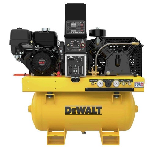 Portable Generators | Dewalt DXCMCGW1330 200 Amp 5500 Watts 2-Stage 30 Gallon 175 Max PSI Gasoline Engine Driven 3-in-1 Air Compressor/Generator/Welder image number 0