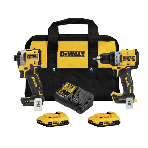 Dewalt DCK2051D2 20V MAX XR Brushless Lithium-Ion 1-2 in. Cordless Drill  Driver and Impact Driver Combo Kit with (2) Batteries
