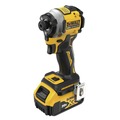 Impact Drivers | Factory Reconditioned Dewalt DCF850P1R 20V MAX ATOMIC Brushless 3-Speed Lithium-Ion 1/4 in. Cordless Impact Driver Kit (5 Ah) image number 3
