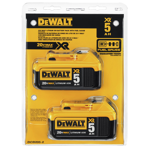 DeWalt DCBP520 20V Lithium-Ion 5Ah Battery 2 Pack 