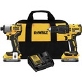 Combo Kits | Factory Reconditioned Dewalt DCK276E2R 20V MAX Brushless Lithium-Ion Cordless Hammer Drill Driver and Impact Driver Combo Kit with 2 Batteries (1.7 Ah) image number 0