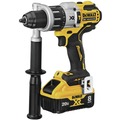 Hammer Drills | Factory Reconditioned Dewalt DCD998W1R 20V MAX XR Brushless Lithium-Ion 1/2 in. Cordless Hammer Drill Driver with POWER DETECT Kit (8 Ah) image number 3
