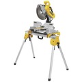 Bases and Stands | Factory Reconditioned Dewalt DWX725BR 11 in. x 36 in. x 32 in. Heavy Duty Work Stand with Miter Saw Mounting Brackets - Silver/Yellow image number 2