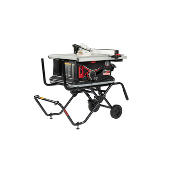 SawStop 120V 15 Amp 60 Hz Jobsite Saw PRO with Mobile Cart Assembly - JSS-120A60