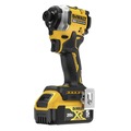 DeWALT Spring Savings! Save up to $100 off DeWALT power tools | Dewalt DCF850P1DCB240-2 20V MAX ATOMIC Brushless Lithium-Ion 1/4 in. Cordless 3-Speed Impact Driver Kit (5 Ah) and (2) 20V MAX 4 Ah Compact Lithium-Ion Batteries Bundle image number 1