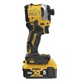 Impact Drivers | Factory Reconditioned Dewalt DCF850P1R 20V MAX ATOMIC Brushless 3-Speed Lithium-Ion 1/4 in. Cordless Impact Driver Kit (5 Ah) image number 5
