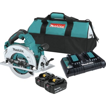 SAWS | Makita XSH06PT 18V X2 (36V) LXT Brushless Lithium-Ion 7-1/4 in. Cordless Circular Saw Kit with 2 Batteries (5 Ah)