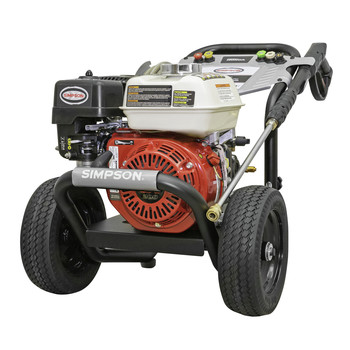 OUTDOOR TOOLS AND EQUIPMENT | Simpson 3500 PSI at 2.5 GPM HONDA GX200 with AAA AX300 Axial Cam Pump Cold Water Professional Gas Pressure Washer - 61014