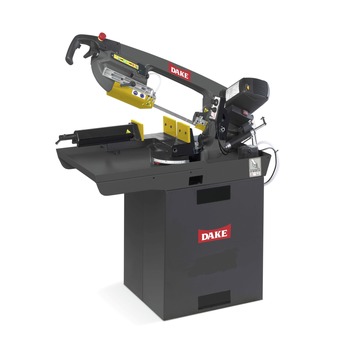 BAND SAWS | Dake Model SE 6.5 M 120V 6.5 in. Round Hydraulic Controlled Feed Stationary Horizontal Mitering Bandsaw - D-983110