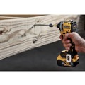 DeWALT Spring Savings! Save up to $100 off DeWALT power tools | Dewalt DCF850P1DCB240-2 20V MAX ATOMIC Brushless Lithium-Ion 1/4 in. Cordless 3-Speed Impact Driver Kit (5 Ah) and (2) 20V MAX 4 Ah Compact Lithium-Ion Batteries Bundle image number 17