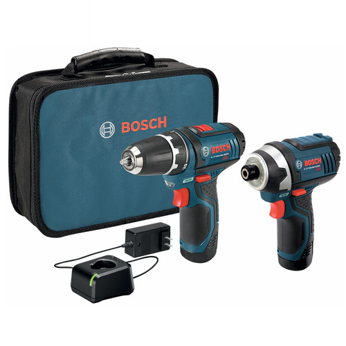 Bosch CLPK22 120 12V Lithium Ion 3 8 in. Drill Driver and Impact