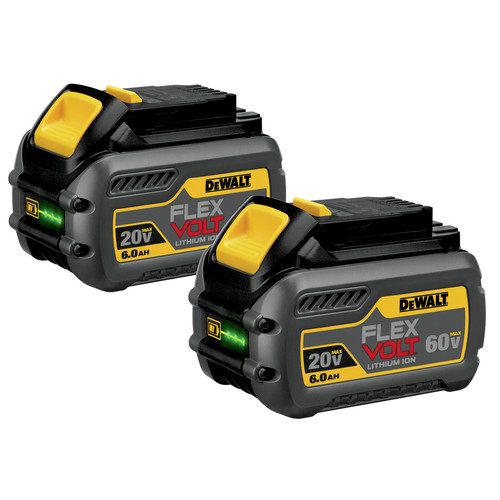 Dewalt 20V/60V MAX FLEXVOLT 6Ah Battery (2-Pack) - DCB606-2
