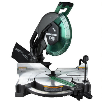 SAWS | Metabo HPT Dual Bevel Compound 12 in. Corded Miter Saw with Xact Cut LED Shadow Line System - C12FDHBM