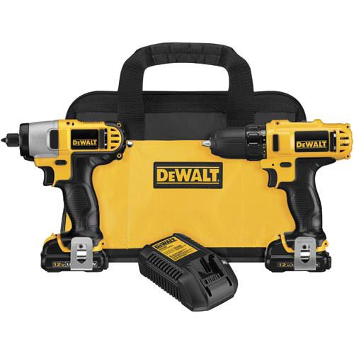 Factory Reconditioned Dewalt DCK211S2R 12V MAX Lithium-Ion in. Cordless Drill Driver - Combo Kit (1.5 Ah) | CPO DeWALT